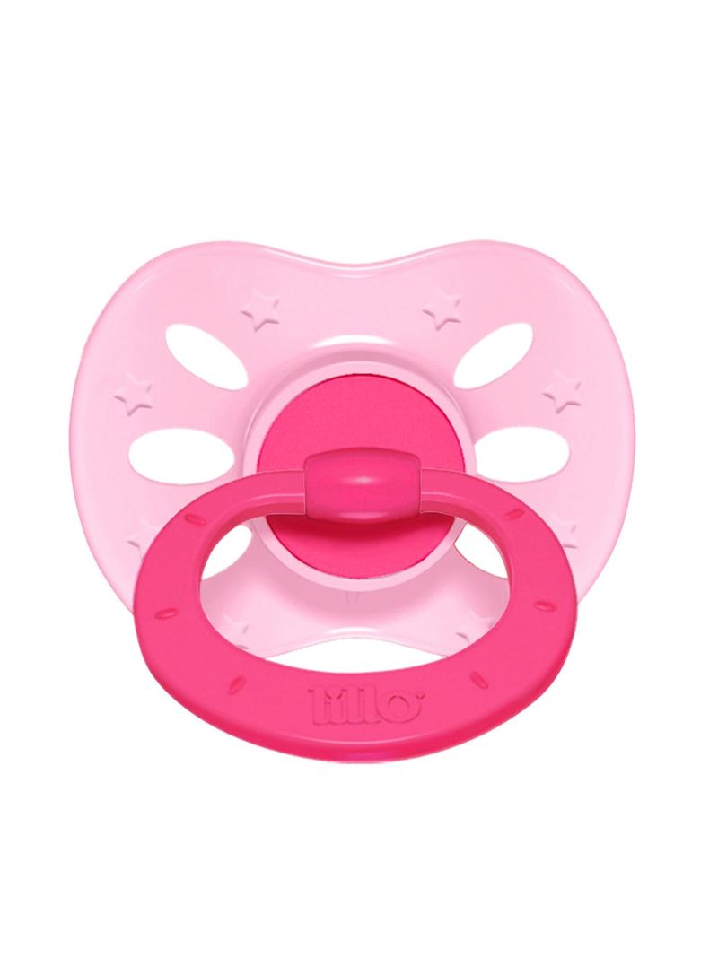Chupeta-Lillo-Ortodontica-Silicone-Rosa-N.2