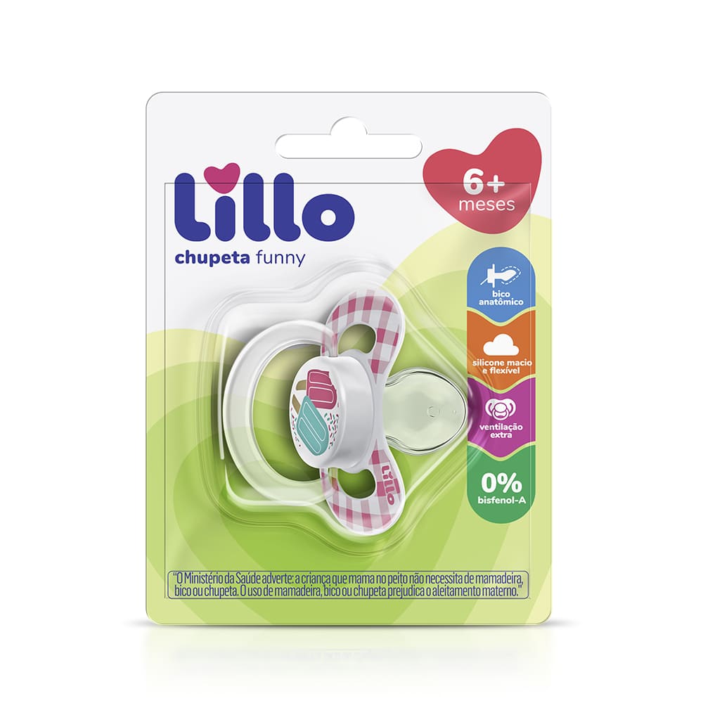 Chupeta Lillo Funny 6+ Meses
