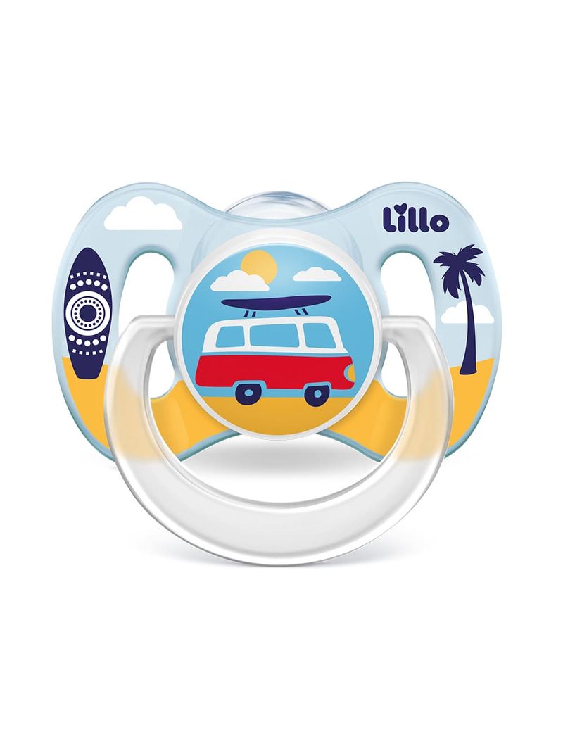 Chupeta-Lillo-Silicone-6-Meses-Azul-Com-2-Unidades-Bico-Silicone