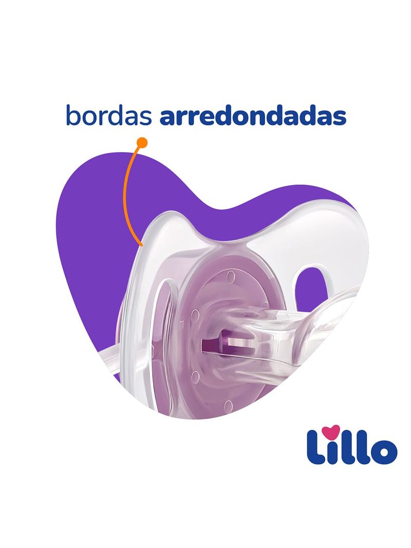 Chupeta-Lillo-Silicone-6-Meses-Azul-Com-2-Unidades-Bico-Silicone