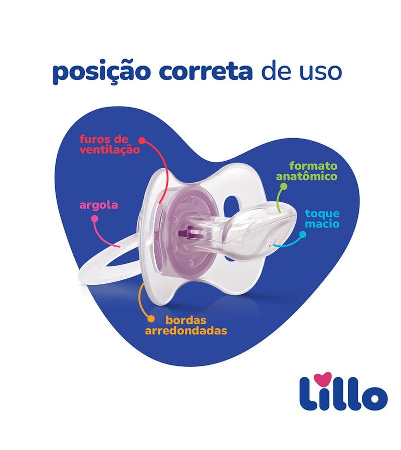Chupeta-Lillo-Silicone-6-Meses-Azul-Com-2-Unidades-Bico-Silicone
