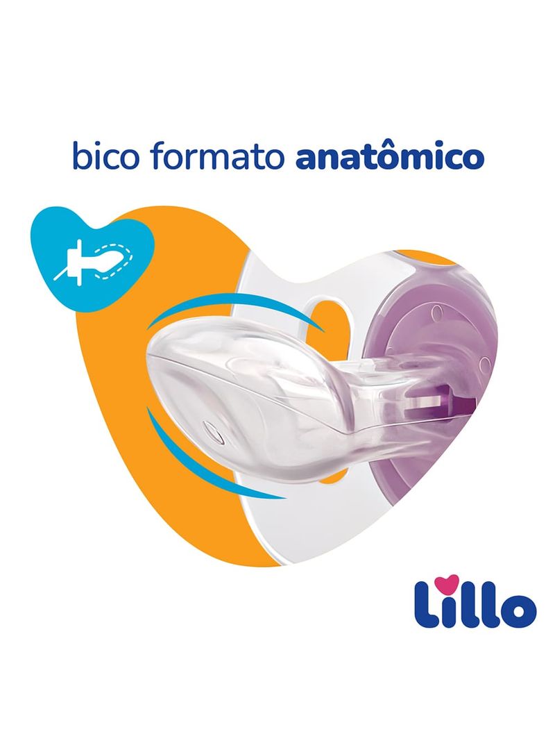 Chupeta-Lillo-Silicone-6-Meses-Azul-Com-2-Unidades-Bico-Silicone
