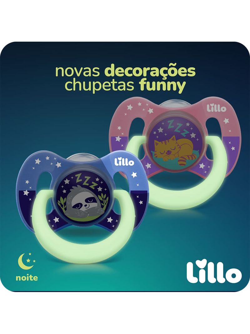 Chupeta-Lillo-Silicone-6-Meses-Azul-Com-2-Unidades-Bico-Silicone