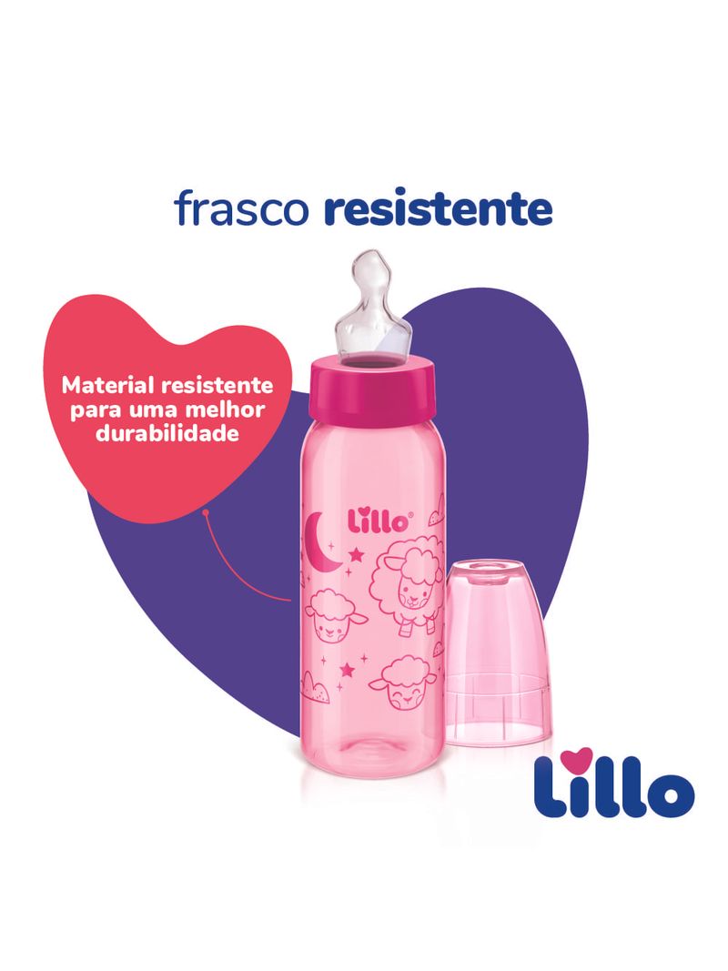 Mamadeira-Lillo-Cores-Divertidas-240ml-Silicone-Rs-Ref.633831