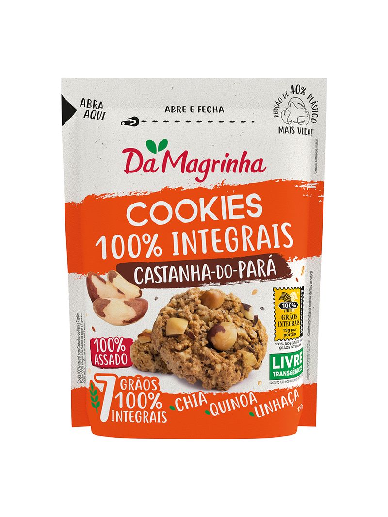 Cookies-Magrinha-100--Integral-150gr-Castanha-Do-Para