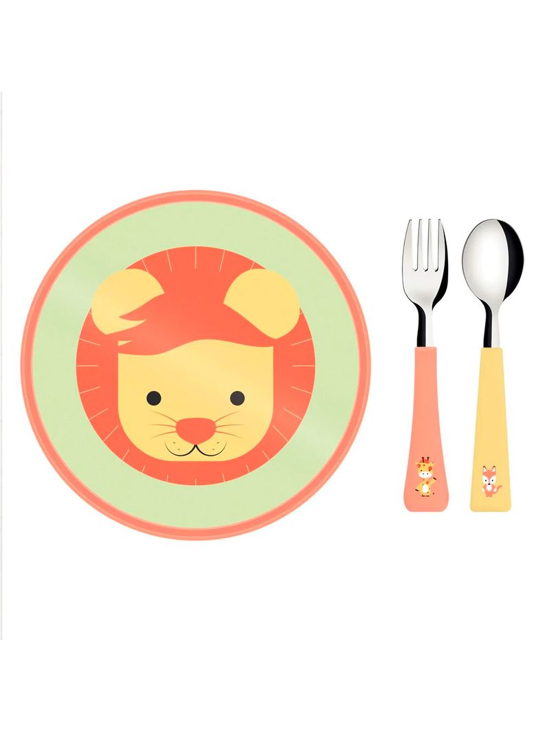 Prato---Colher---Garfo-Baby-Friends-Tramontina-Para-Idade--12-Meses