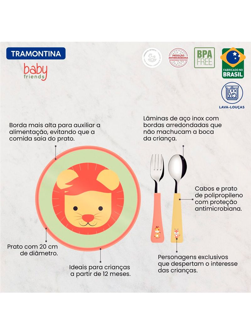 Prato---Colher---Garfo-Baby-Friends-Tramontina-Para-Idade--12-Meses