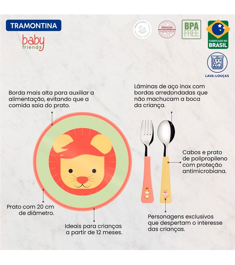 Prato---Colher---Garfo-Baby-Friends-Tramontina-Para-Idade--12-Meses