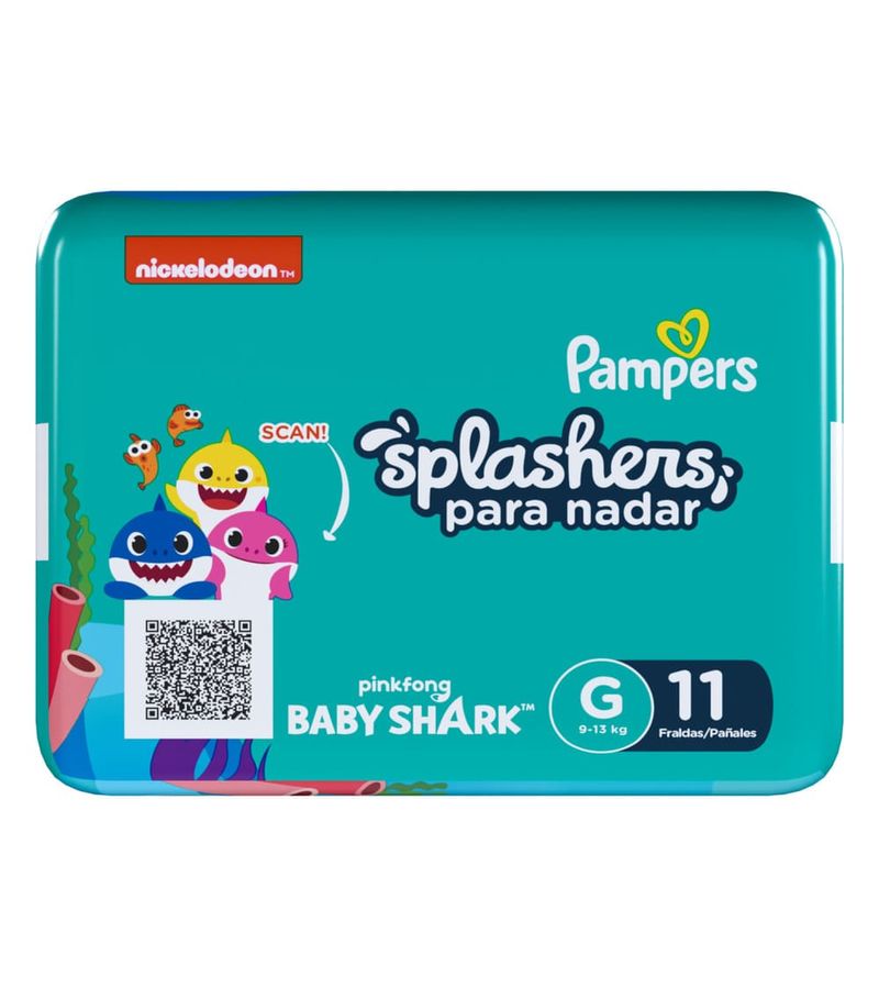 Fralda-Pampers-Splashers-Com-11-Tamanho-G