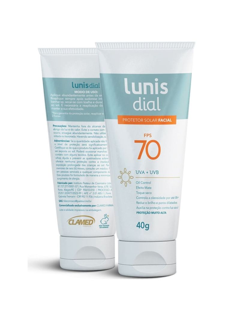 Protetor-Solar-Lunis-Dial-40gr-Fps70-Facial