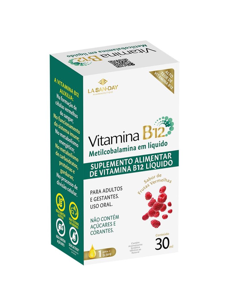 Vitamina-B12-Lasanday-30ml-Gotas-Frutas-Vermelhas