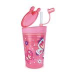 -Copo-Nuby-2-Em-1-270ml-Com-Canudo-Porta-Snack-Rosa