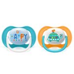 Chupeta-Avent-Com-2-Happy-tartaruga-6-18-Meses