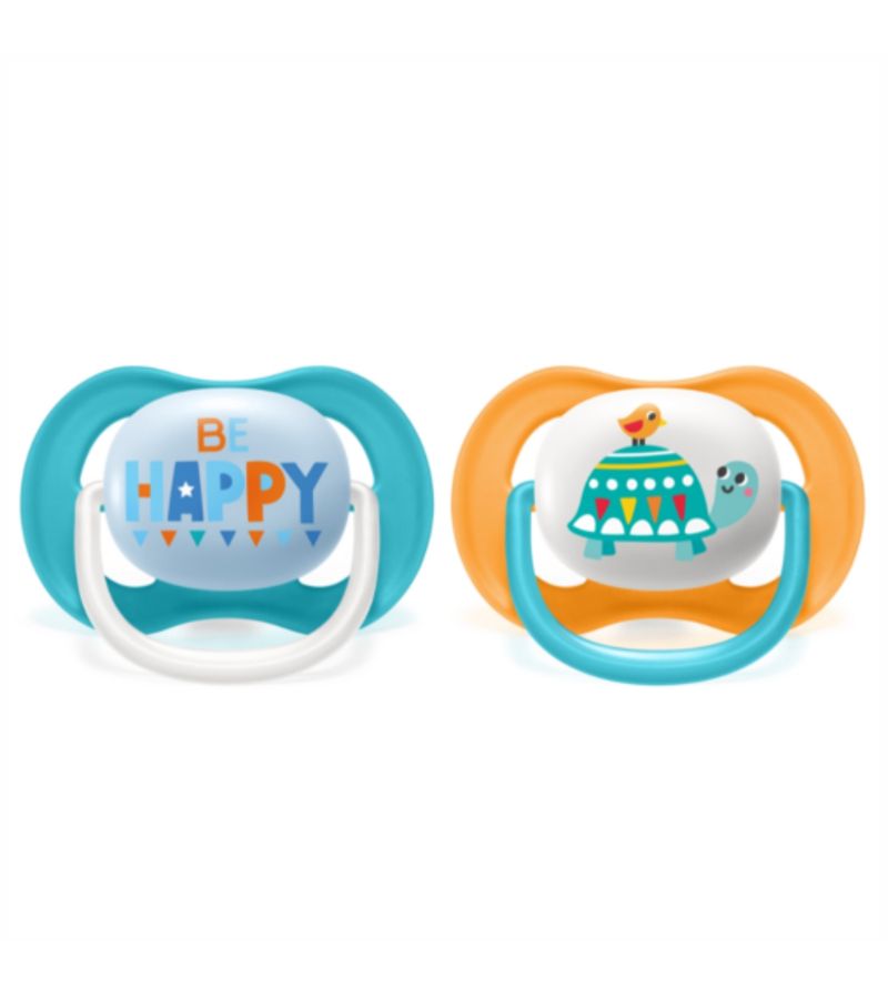 Chupeta-Avent-Com-2-Happy-tartaruga-6-18-Meses