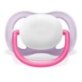 Chupeta Avent Ultra Air Com 1 Lisa 0-6 Meses Menina