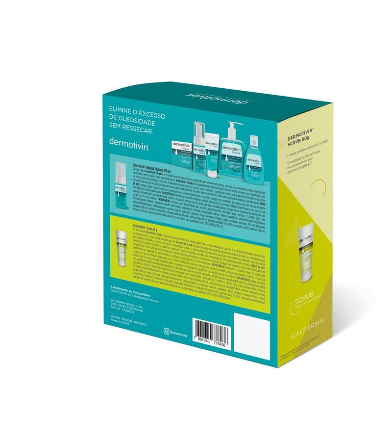 Sabonete-Dermotivin-Em-Espuma-130ml-Original-60gr-Dermotivin-Scrub--Promocional