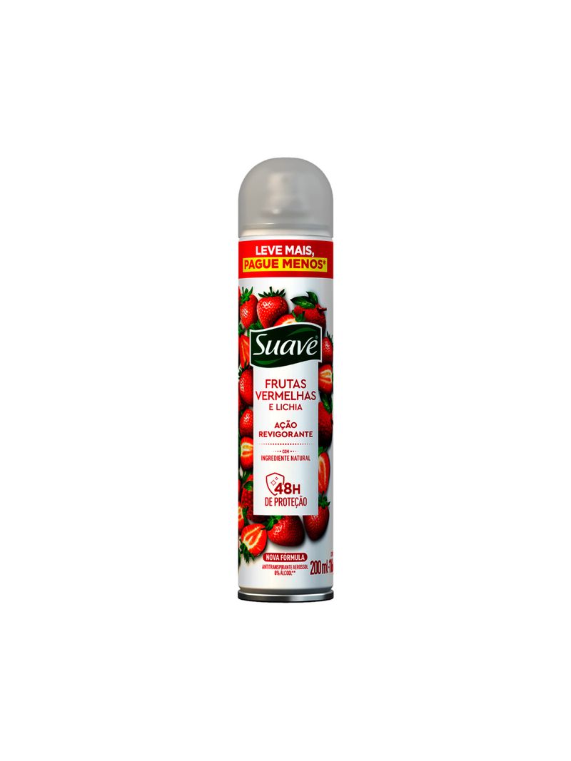 Desodorante-Suave-Feminino-200ml-Leve---Pague---Aerossol-Frutas--Vermelhas-E-Lichia-Especial