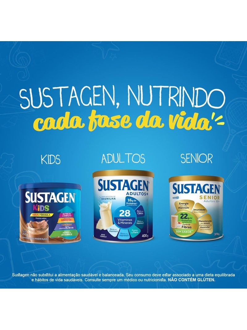 Complemento-Alimentar-Sustagen-Kids-Sabor-Baunilha---Lata-380g