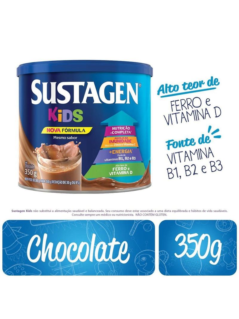 Complemento-Alimentar-Sustagen-Kids-Sabor-Chocolate---Lata-380g