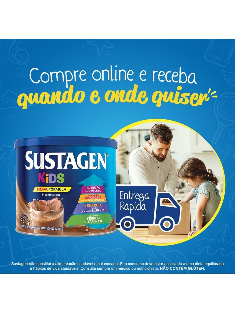 Complemento-Alimentar-Sustagen-Kids-Sabor-Chocolate---Lata-380g