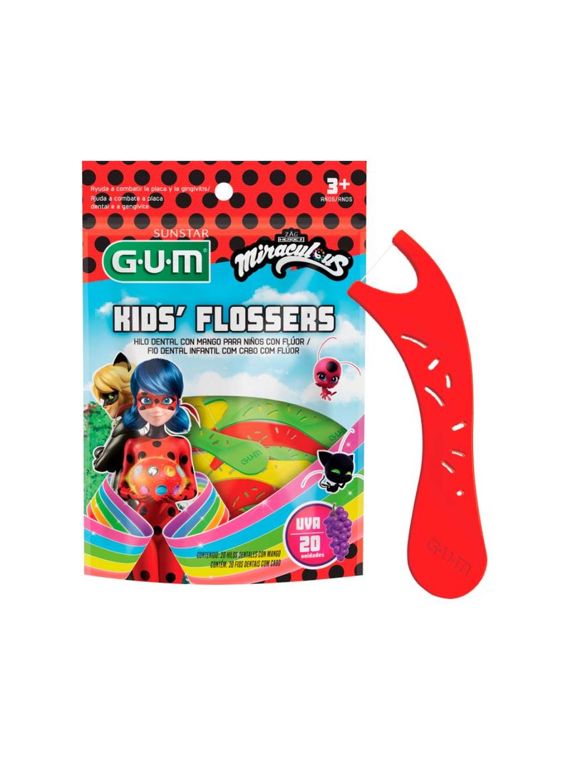 Fio-Dental-Gum-Miraculous-Com-20-Uva-Com-Fluor