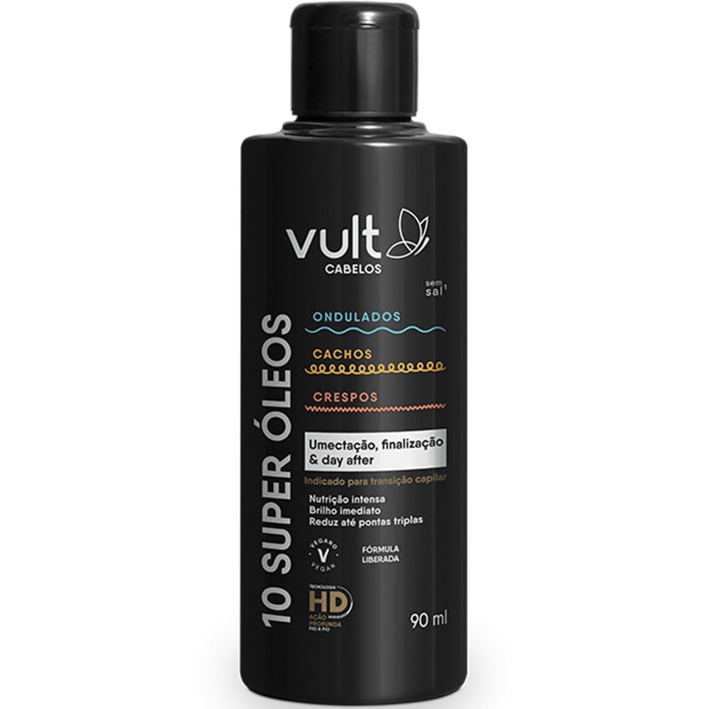Encontraproduto.com.br - Óleo Vult Cabelos Cachos E Crespos 90ml