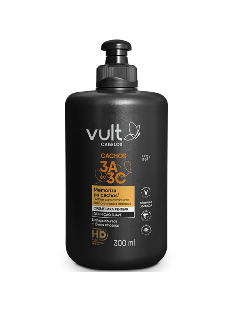 Creme-Para-Pentear-Vult-Cabelos-300ml-Cachos-3a-Ao-3c