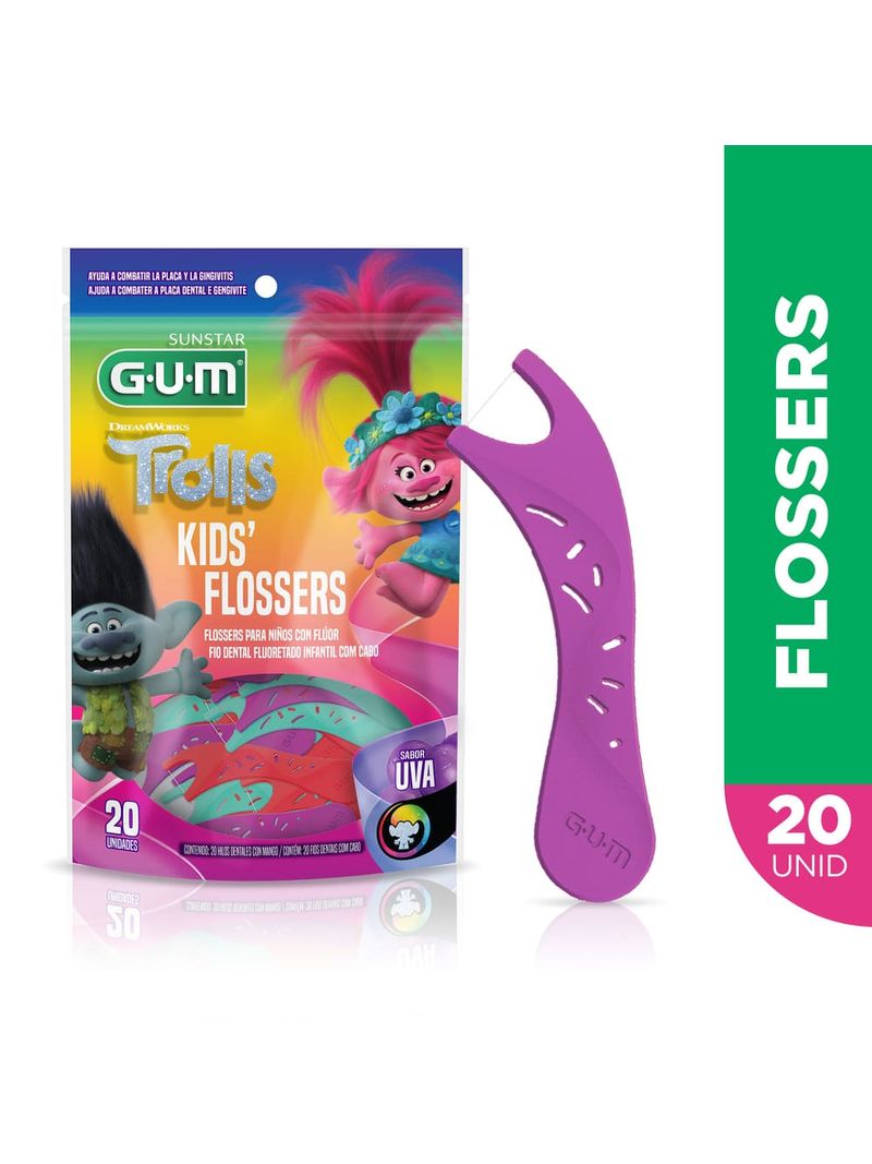 -Fio-Dental-Gum-Trolls-World-Com-20-Uva-Com-Fluor