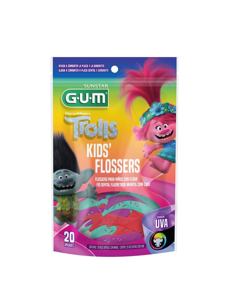 -Fio-Dental-Gum-Trolls-World-Com-20-Uva-Com-Fluor