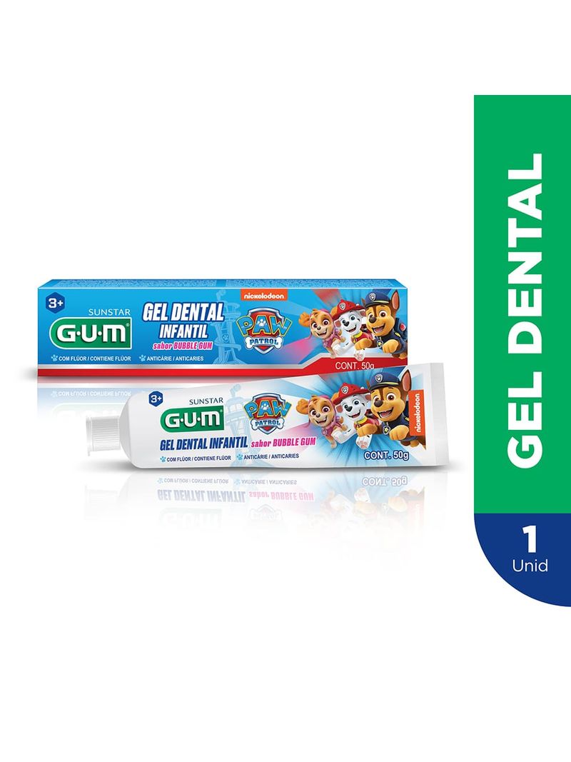 Gel-Dental-Gum-Patrulha-Canina-50gr-Com-Fluor