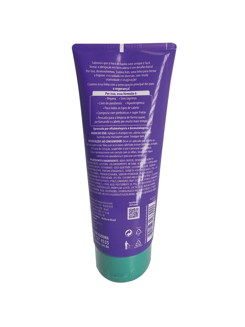 Shampoo-Eudora-Kids-200ml-Brilho-Das-Estrelas