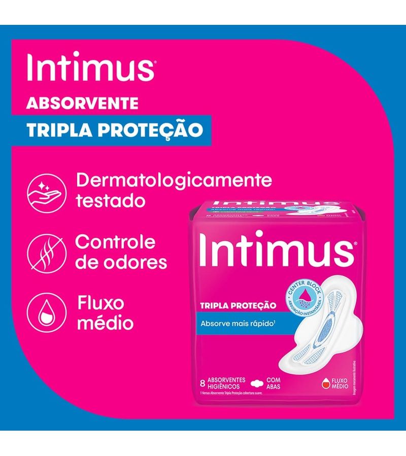 Absorvente-Intimus-Tripla-Protecao-Com-Abas-Suave-8-Unidades
