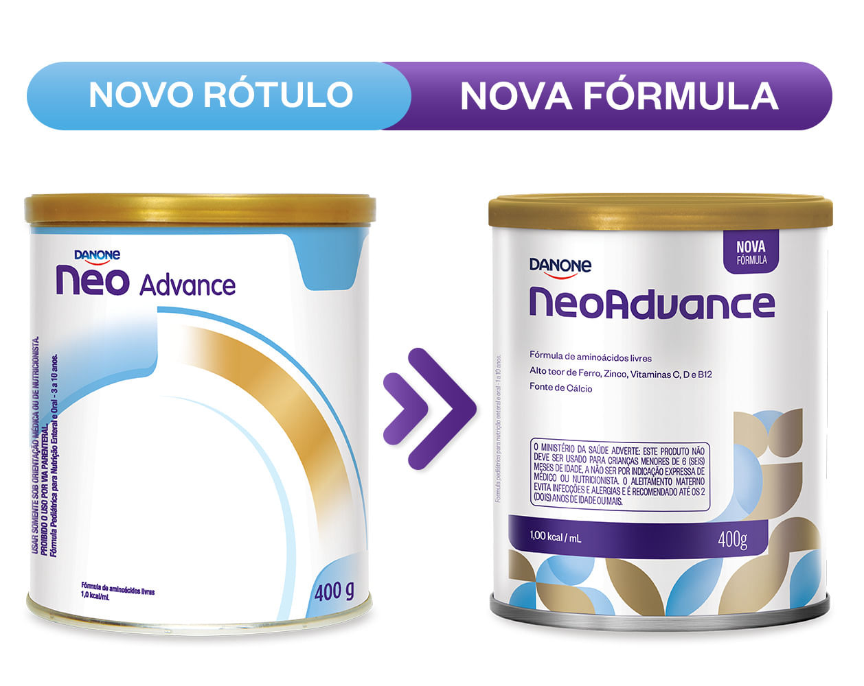 SUPLEMENTO INFANTIL NEOADVANCE 400G DANONE - Drogaria Catarinense