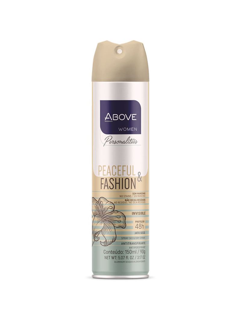 Desodorante-Above-Feminino-Personalities-Aerossol-150ml-Peaceful-E--Fashion