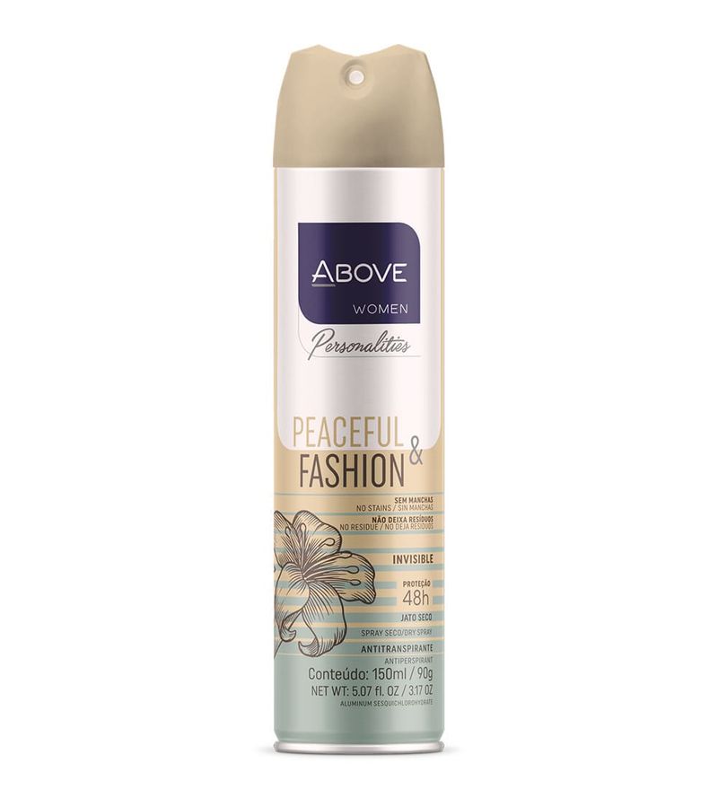 Desodorante-Above-Feminino-Personalities-Aerossol-150ml-Peaceful-E--Fashion