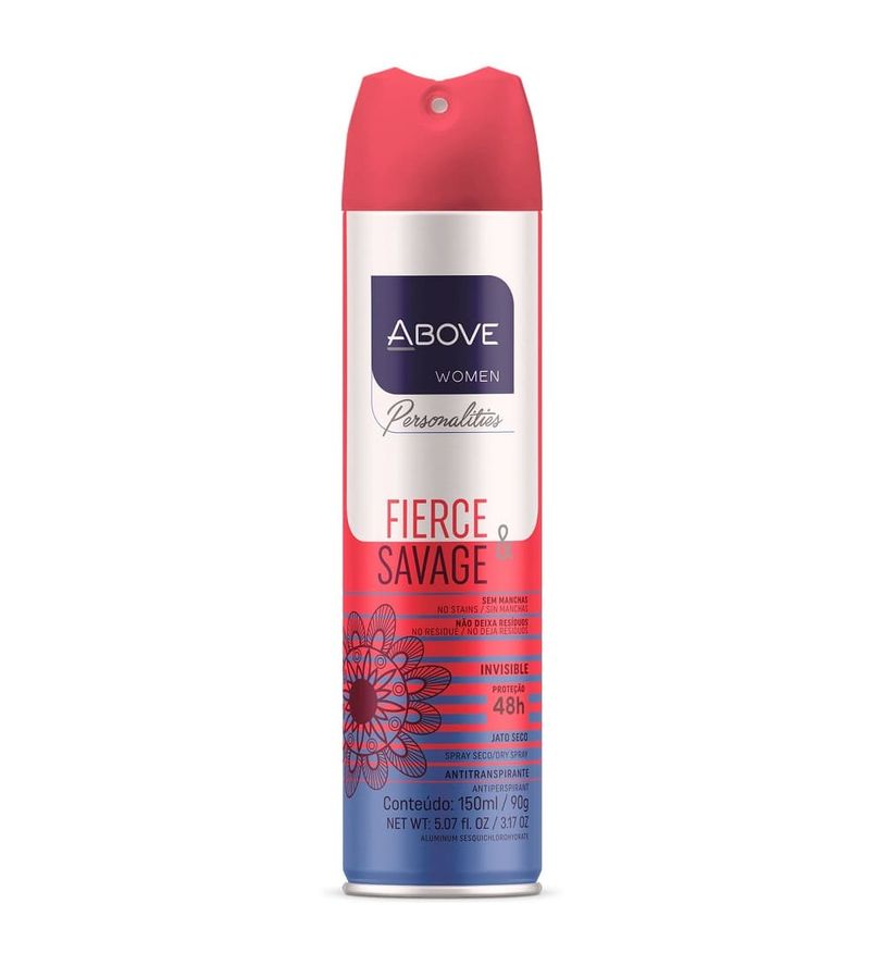 Desodorante-Above-Feminino-Personalities-Aero-150ml-Fierce-savage