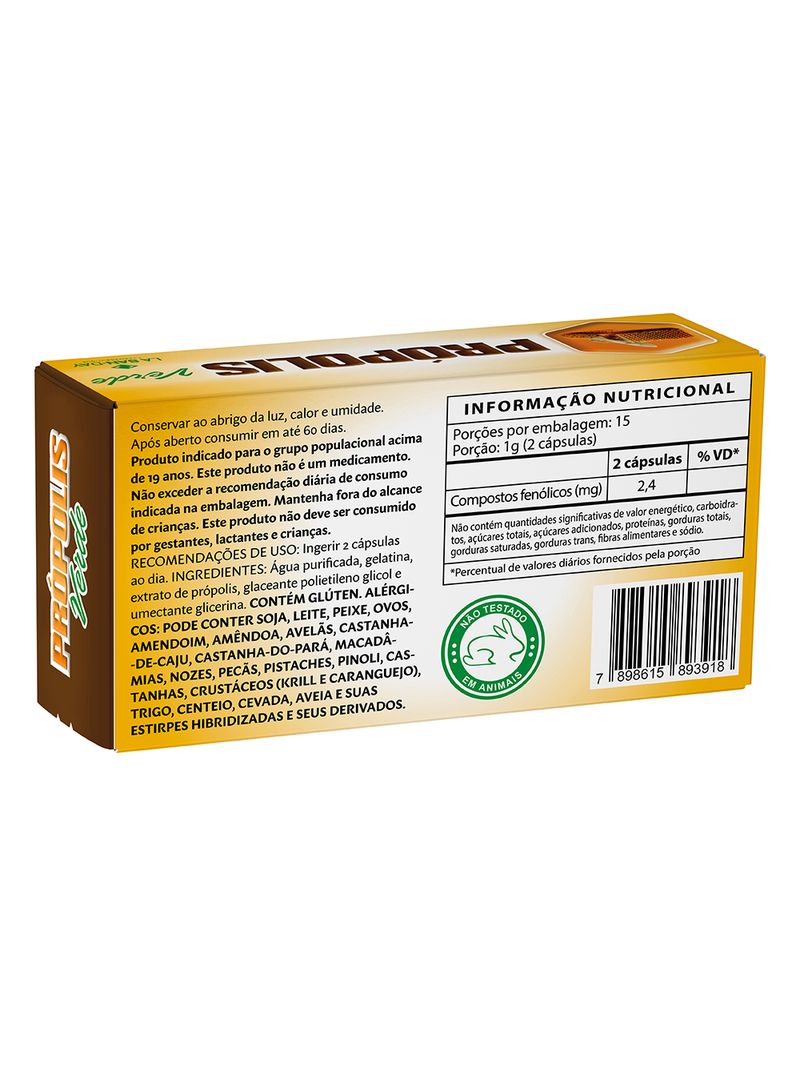 Propolis-Verde-Lasanday-Com-30-Capsulas-500mg