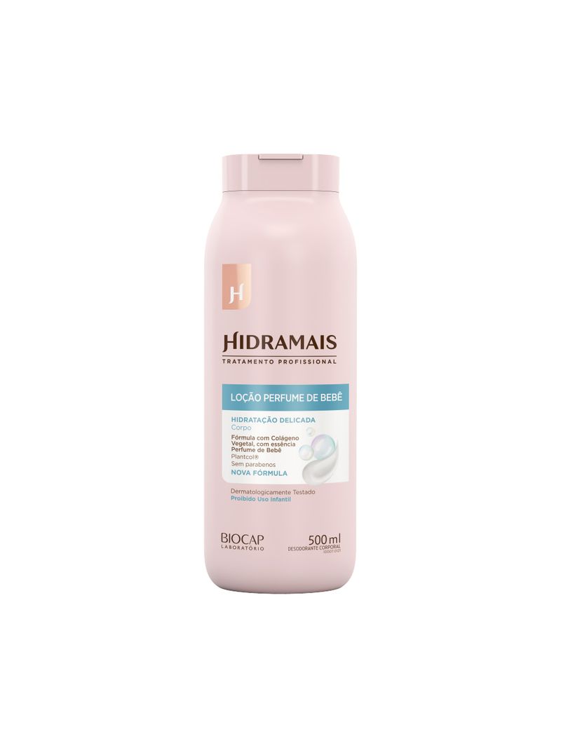 -Hidratante-Hidramais-500ml-Locao-Perfume-De-Bebe