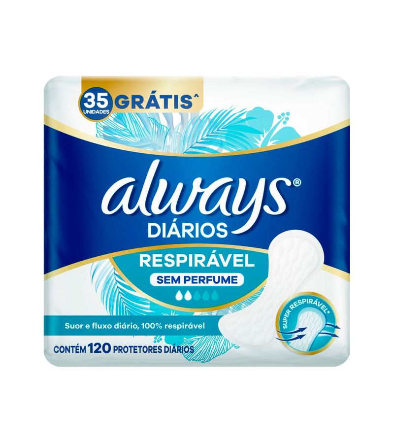 Protetor-Diario-Always-Com-120-Sem-Perfume-Sem-Abas-Especial