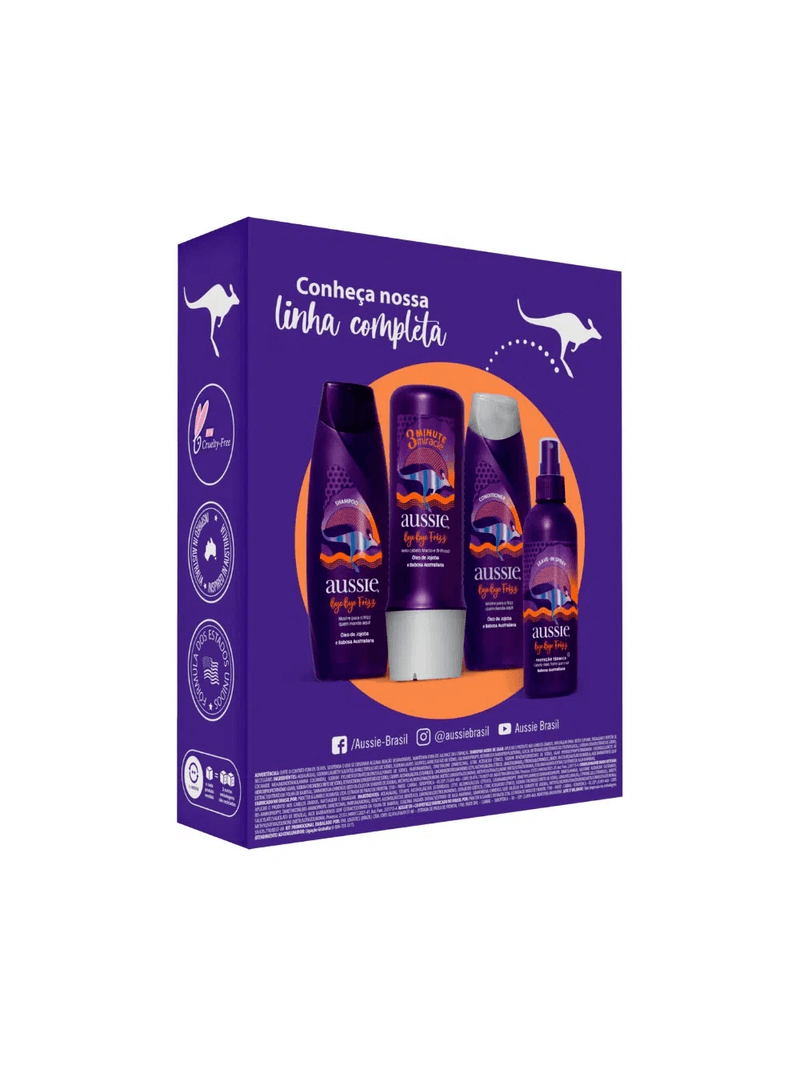 Shampoo-condicionador-Aussie-360-180ml-Bye-Bye-Frizz-Especial