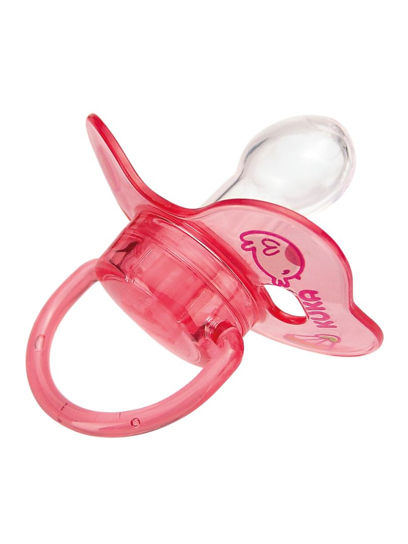 Chupeta-Kuka-Rosa-Decorada-Com-Argola-Bico-Silicone-N.2