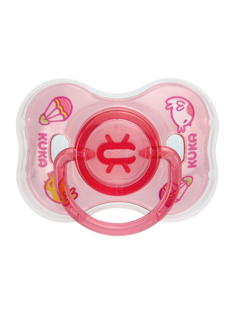 Chupeta-Kuka-Rosa-Decorada-Com-Argola-Bico-Silicone-N.2