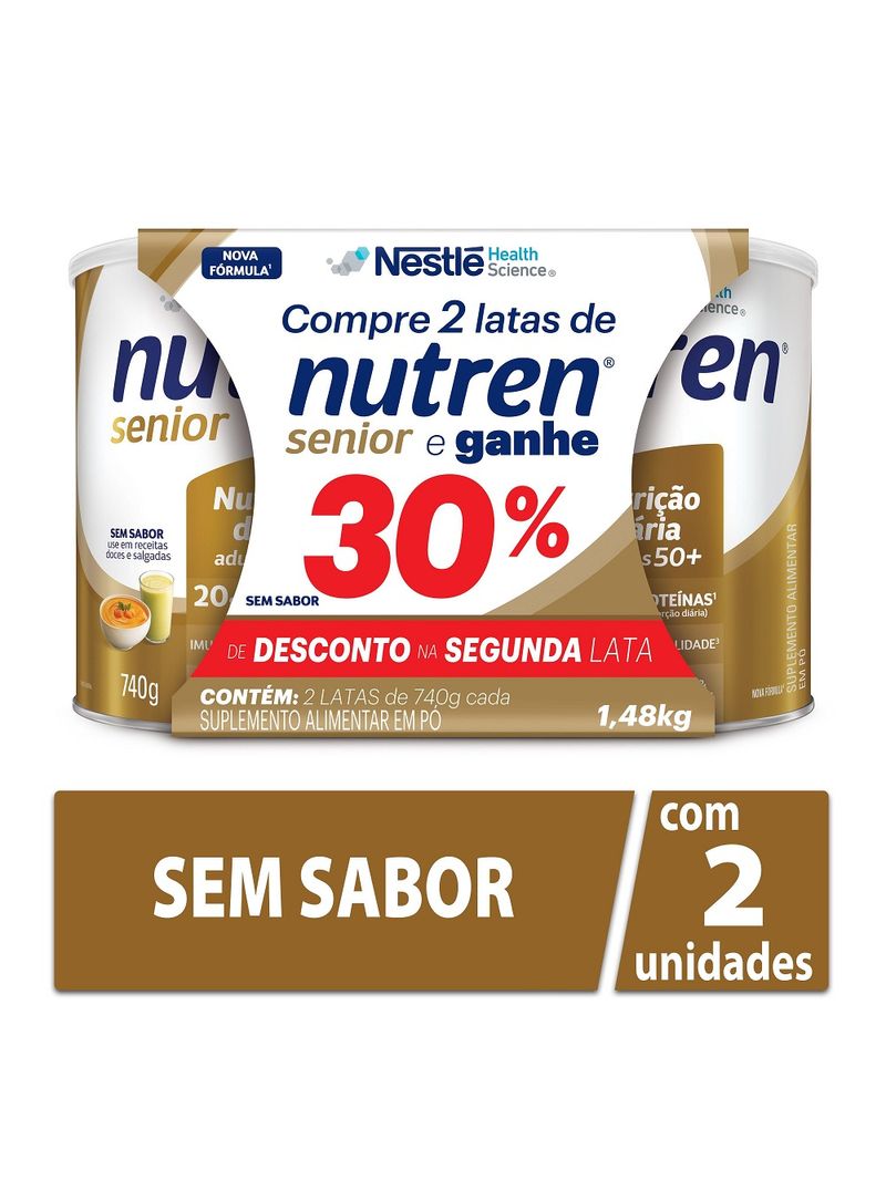 Nutren-Senior-Com-2x740gr-Po-Sem-Sabor-Promocional