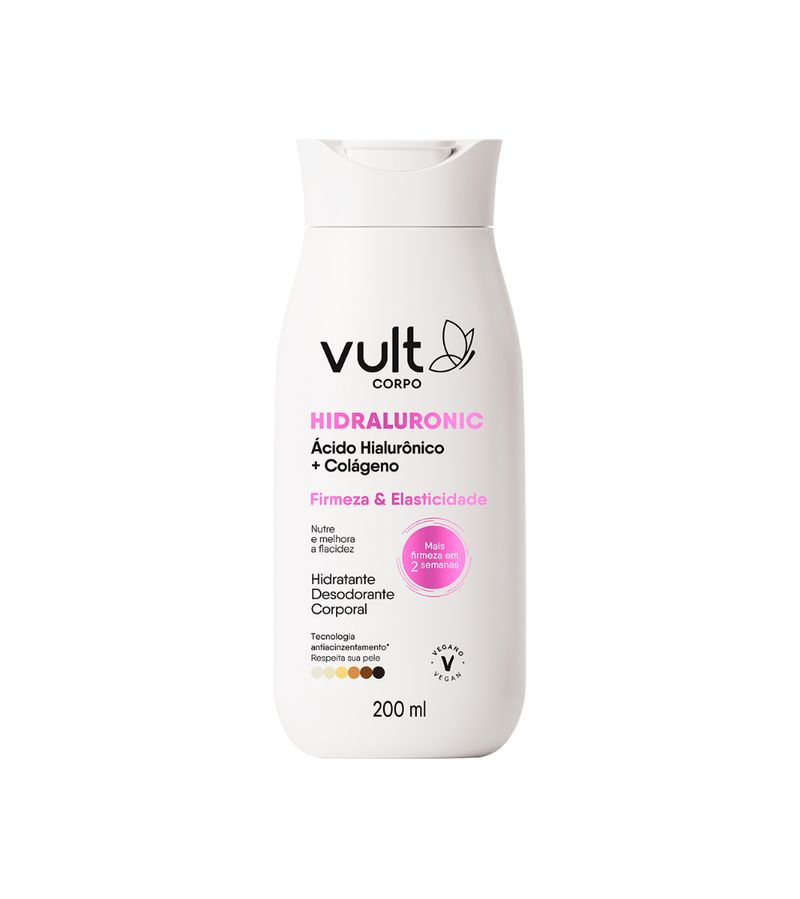 Hidratante-Vult-Corpo-Hidraluronic-200ml-Firmeza-Elasticidade