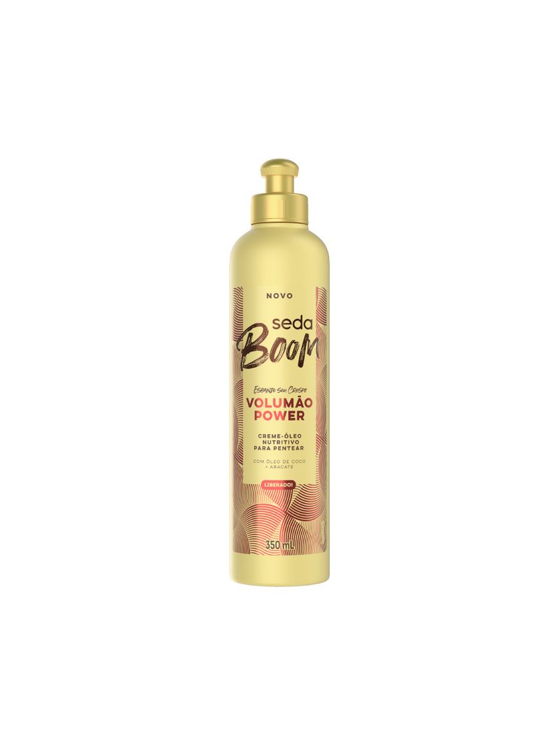 Creme-Para-Pentear-Seda-Boom-350ml-Volumao-Power