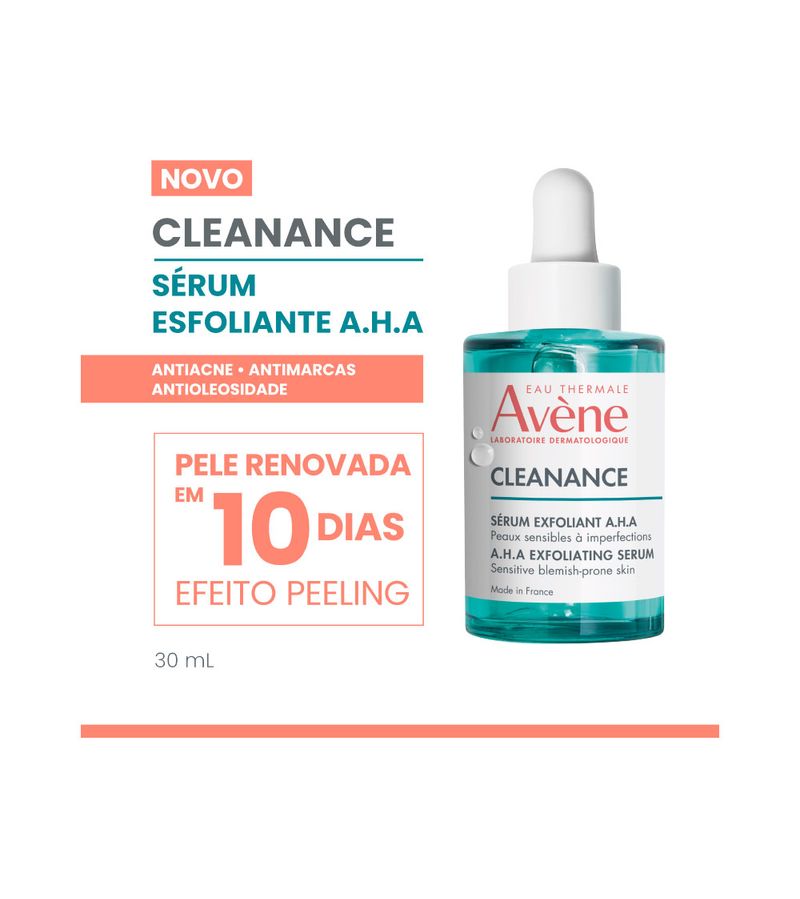 Avene-Cleanance-Esfoliante-A.h.a-30ml-Serum