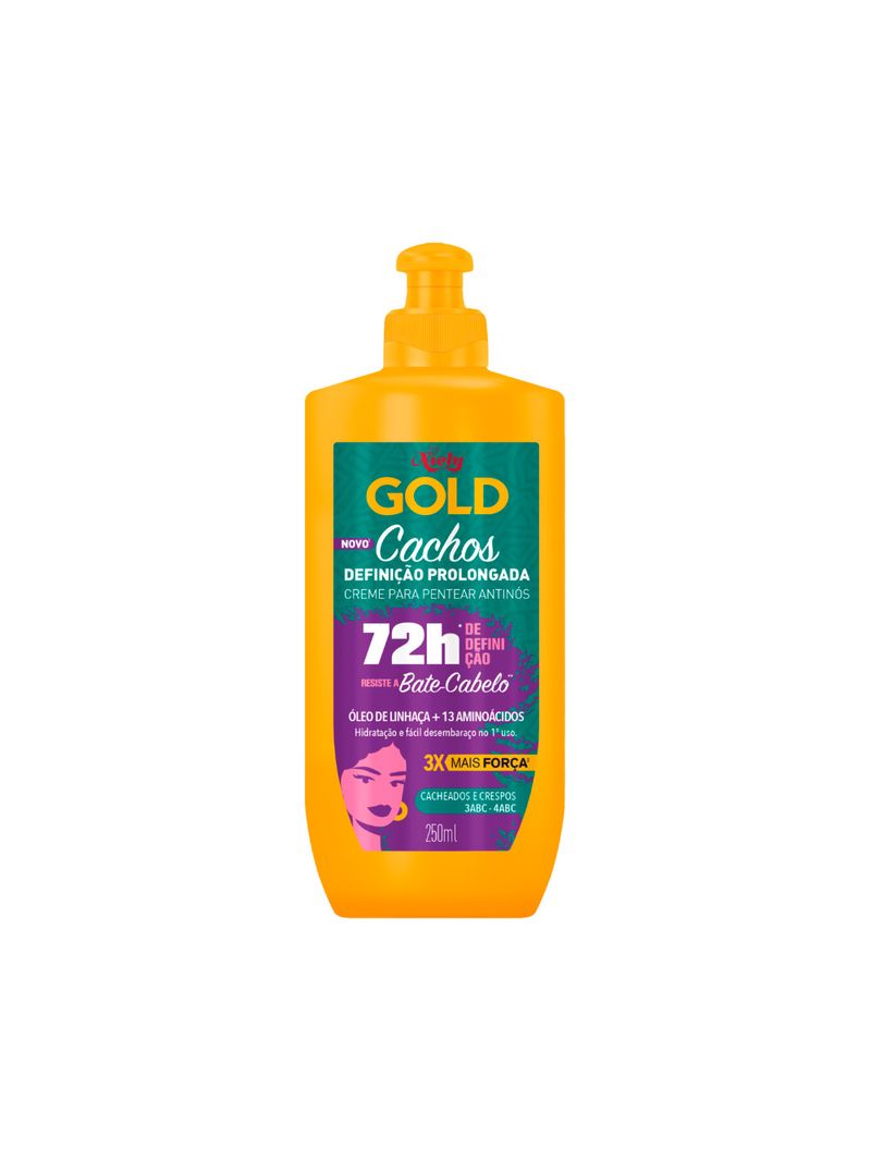 Creme-Para-Pentear-Niely-Gold-Cachos-250ml-Definicao-Prolongada