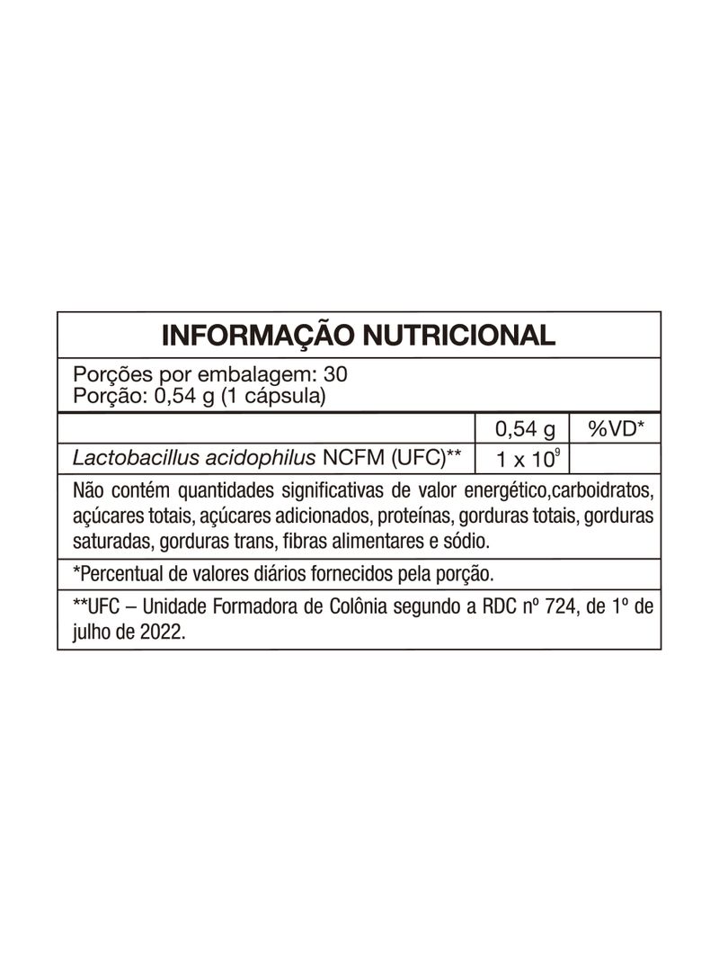 Suplemento-Alimentar-de-Lactobacillus-Acidophilus-Suprabio-Probiotico-30-Capsulas-Tabela-Nutricional