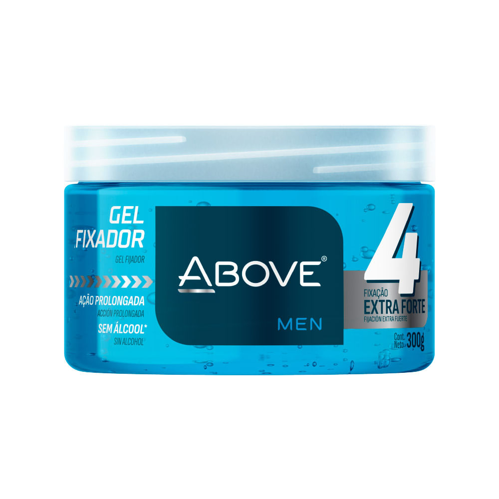 GEL FIXADOR ABOVE 300GR EXTRA FORTE 4 - Drogaria Catarinense