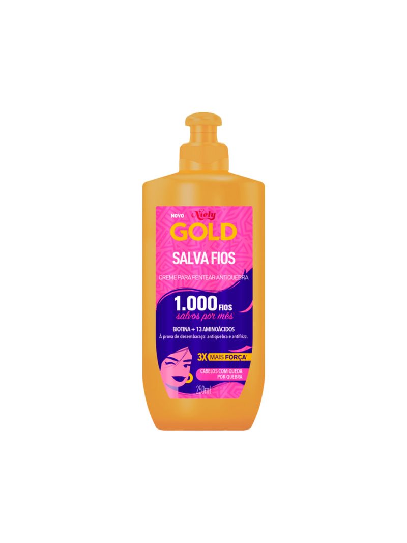 CREME-PARA-PENTEAR-NIELY-GOLD-SALVA-FIOS-250ML-ANTIQUEBRA